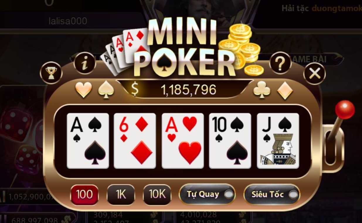 Giới thiệu tổng quan về Mini Poker Mu88