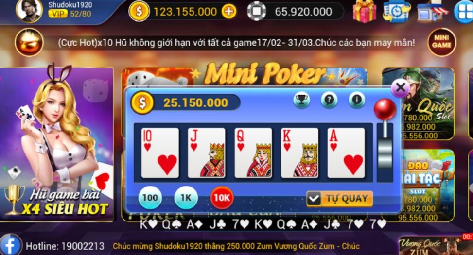 Chia sẻ kinh nghiệm chơi Mini Poker Mu88 bất bại